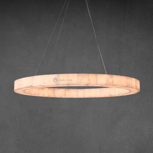 Rivage Round Calcite Chandelier 60" - Oasislives