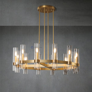 Ravel Modern Fashion Glass Round Chandelier Light D36‘’ - Oasislives