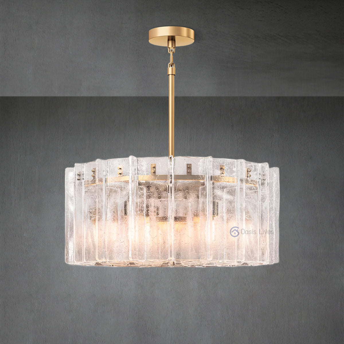 Lattica Modern Glass Chandelier - Oasislives
