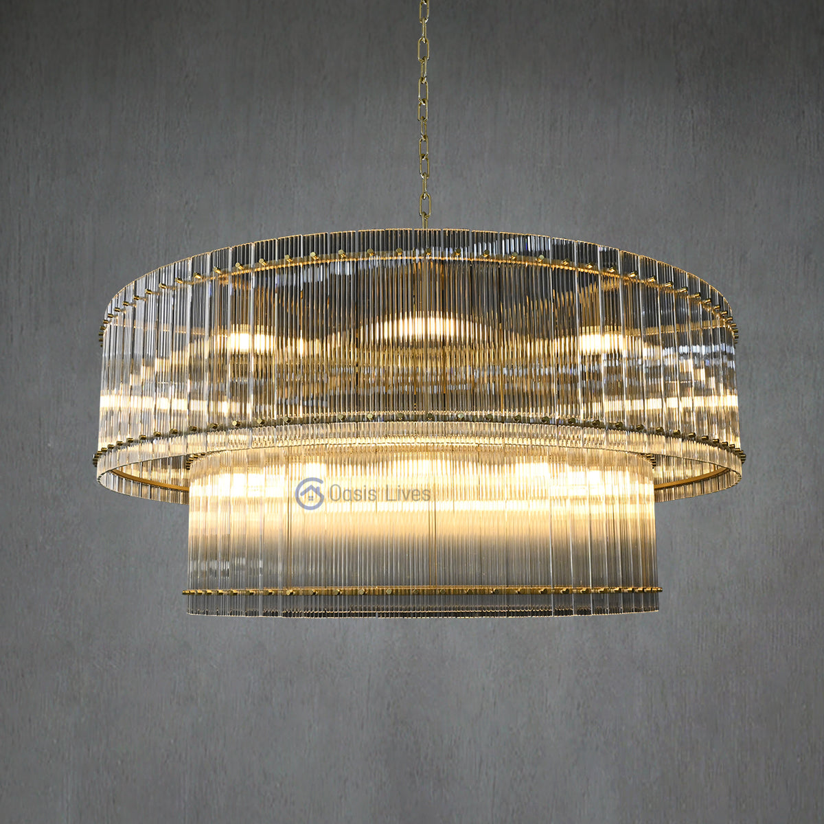 San Marcus Glass Luxury Chandelier and Sconce - Oasislives