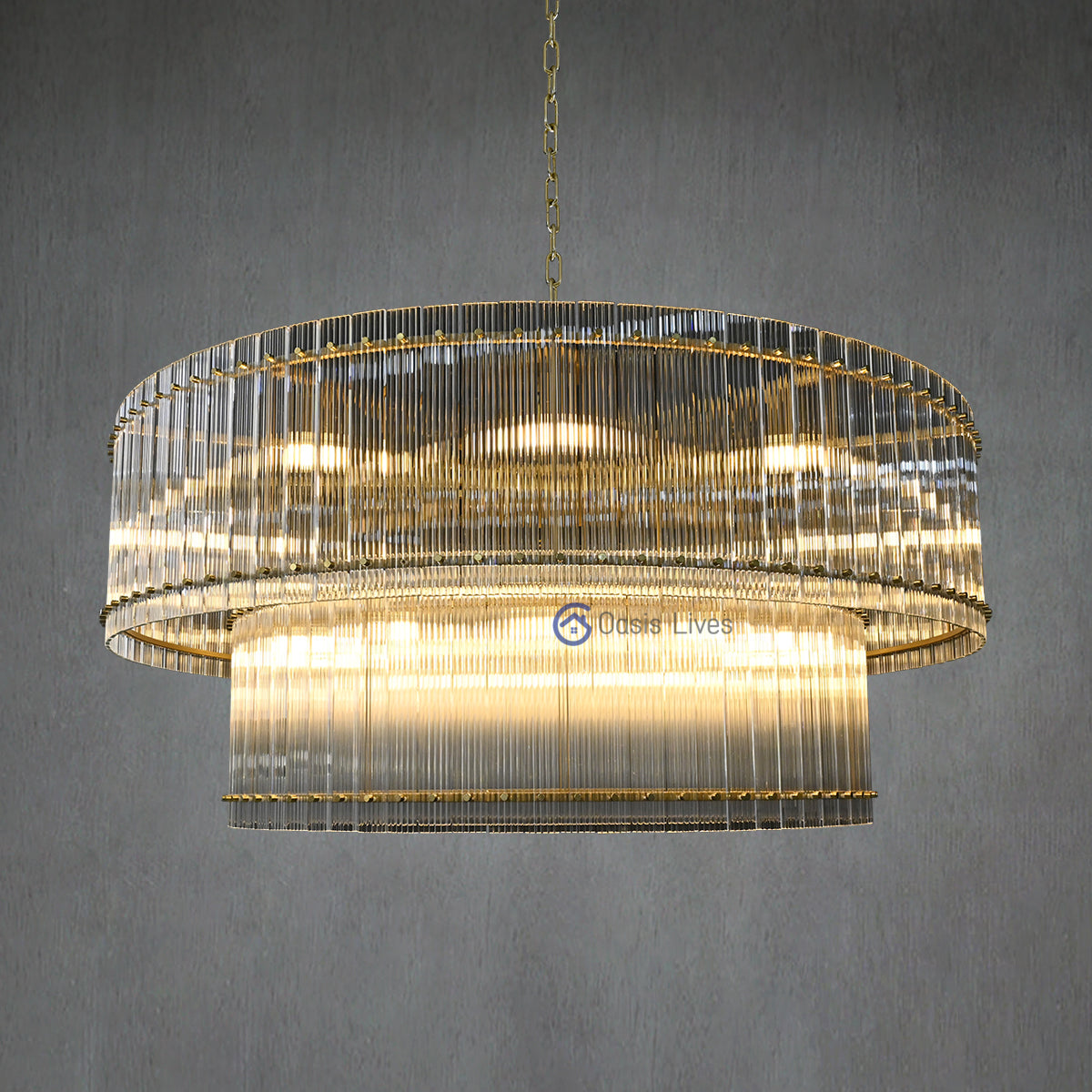 San Marcus Glass Luxury Chandelier and Sconce - Oasislives