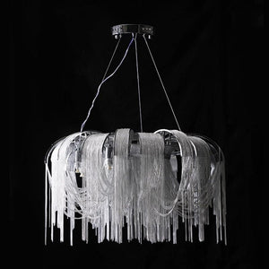 Pensy Luxury Aluminum Chain Tassel Chandelier - Oasislives