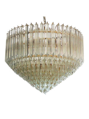 Murano Chandelier – Quadriedri – 265 prisms – Transparent - Oasislives