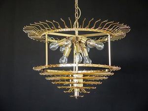 Murano Chandelier – Quadriedri – 265 prisms – Transparent - Oasislives