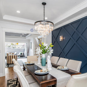 Odean Crystal Chandelier / Flushmount - Oasislives