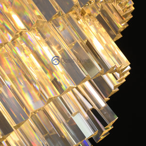 Odean Crystal Chandelier / Flushmount - Oasislives