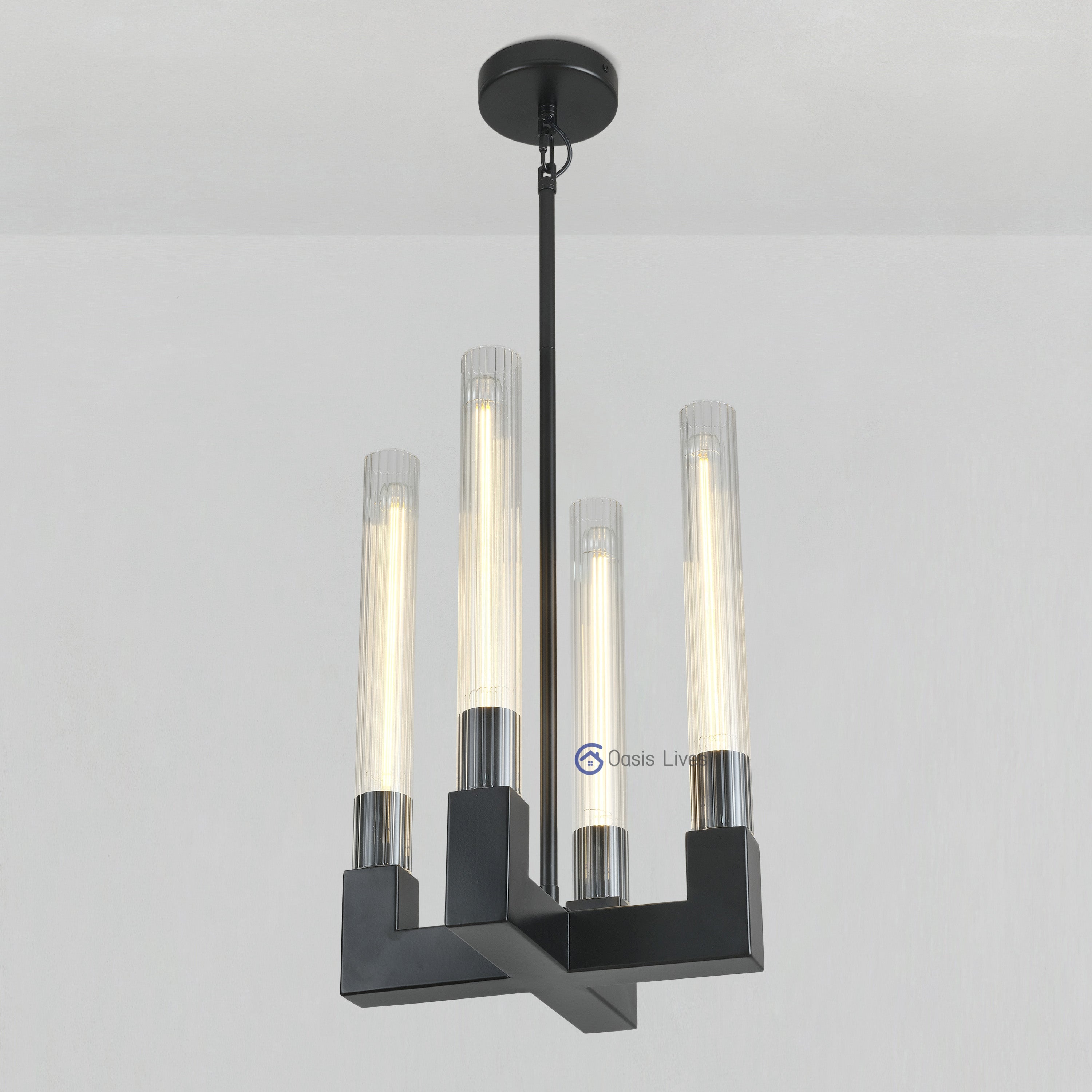 Cannel Glass Chandelier/Pendant/Sconce - Oasislives