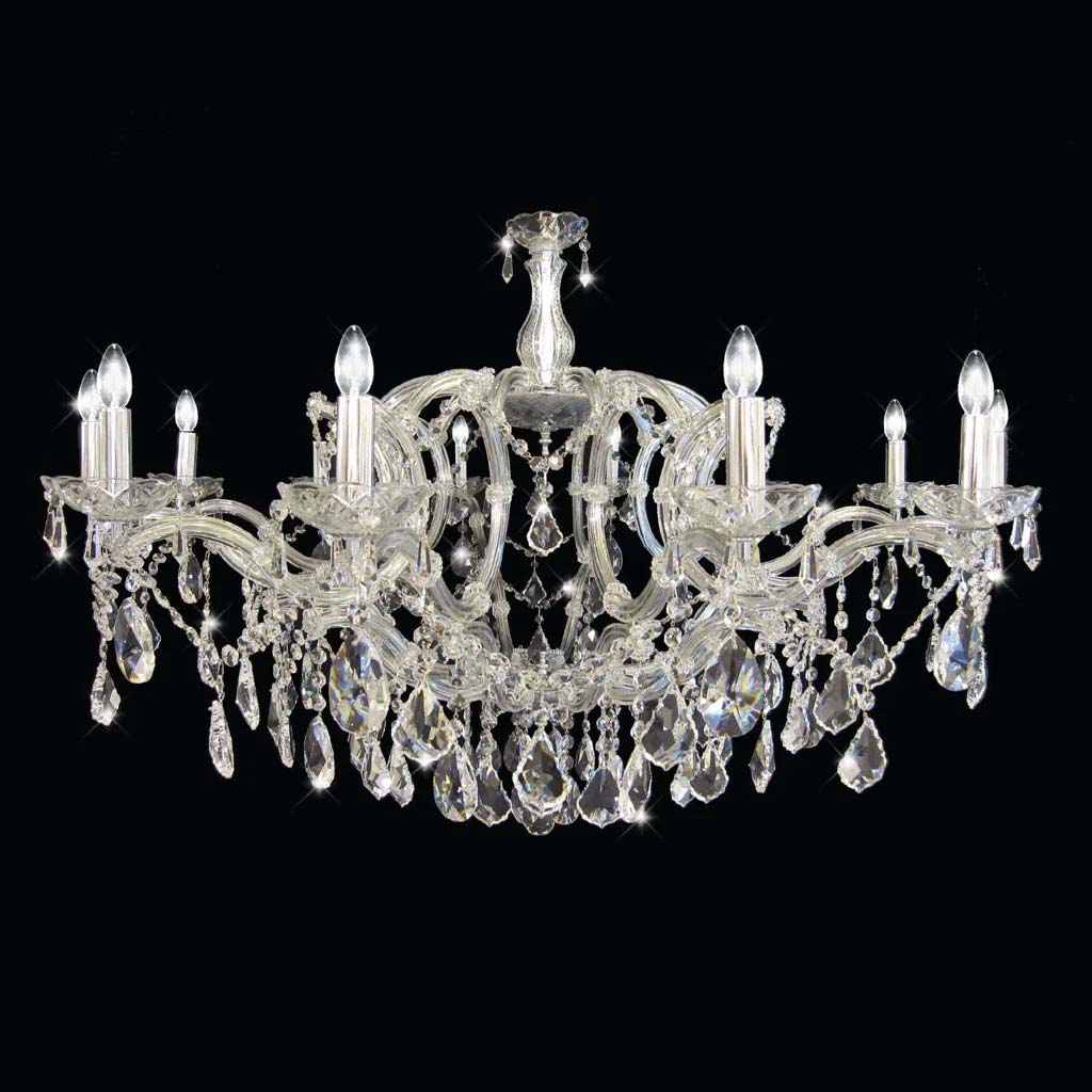 Altezza Murano Glass Chandelier Model Maria Teresa 12 Lights