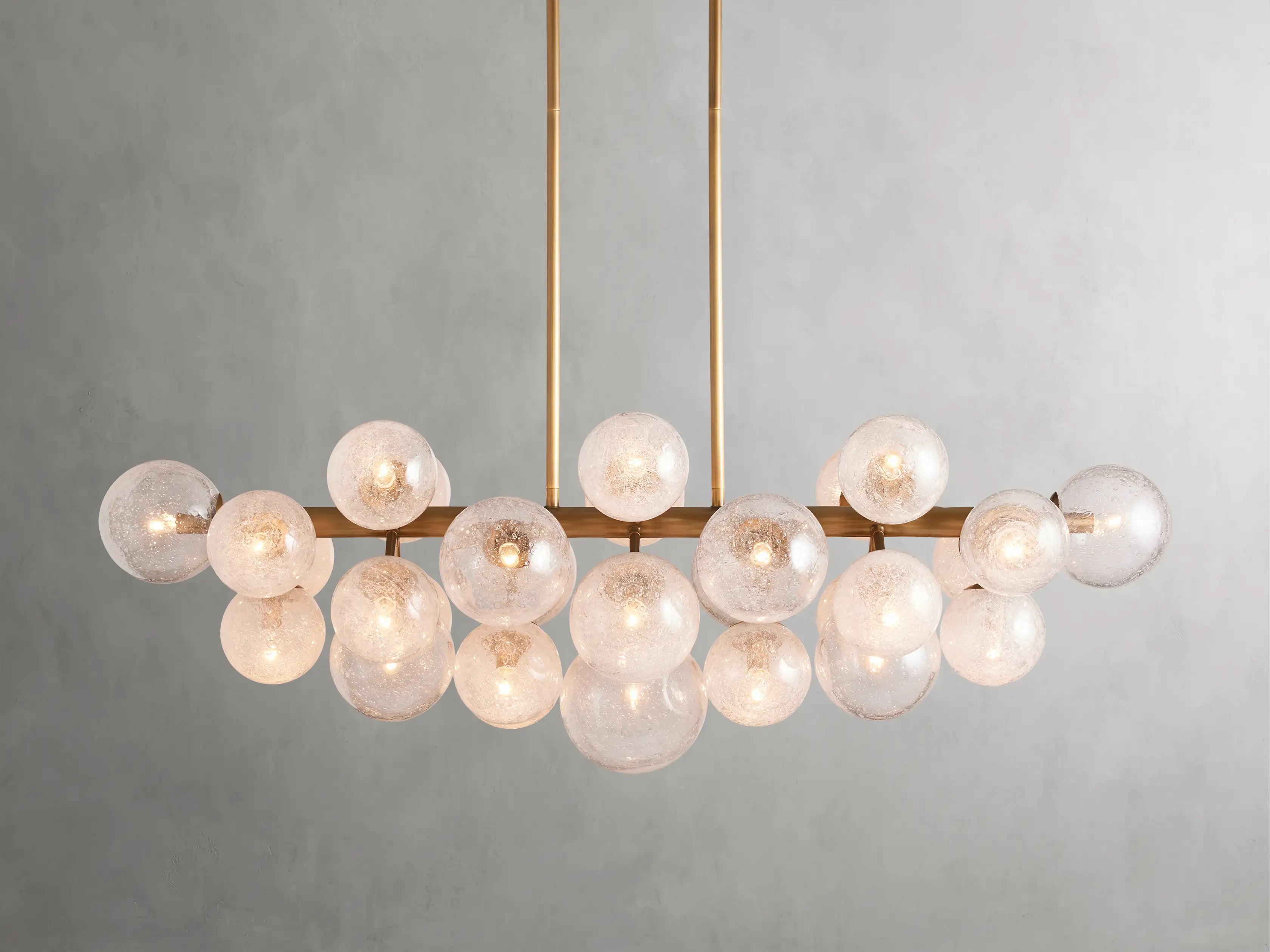 Maya Bubble Linear Chandelier