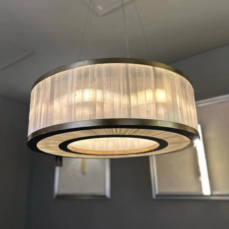 Dubai Cylindrical Natural Stone Chandelier