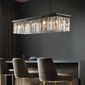 Odean Crystal Chandelier / Flushmount - Oasislives