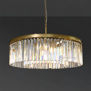 Odean Crystal Chandelier / Flushmount - Oasislives