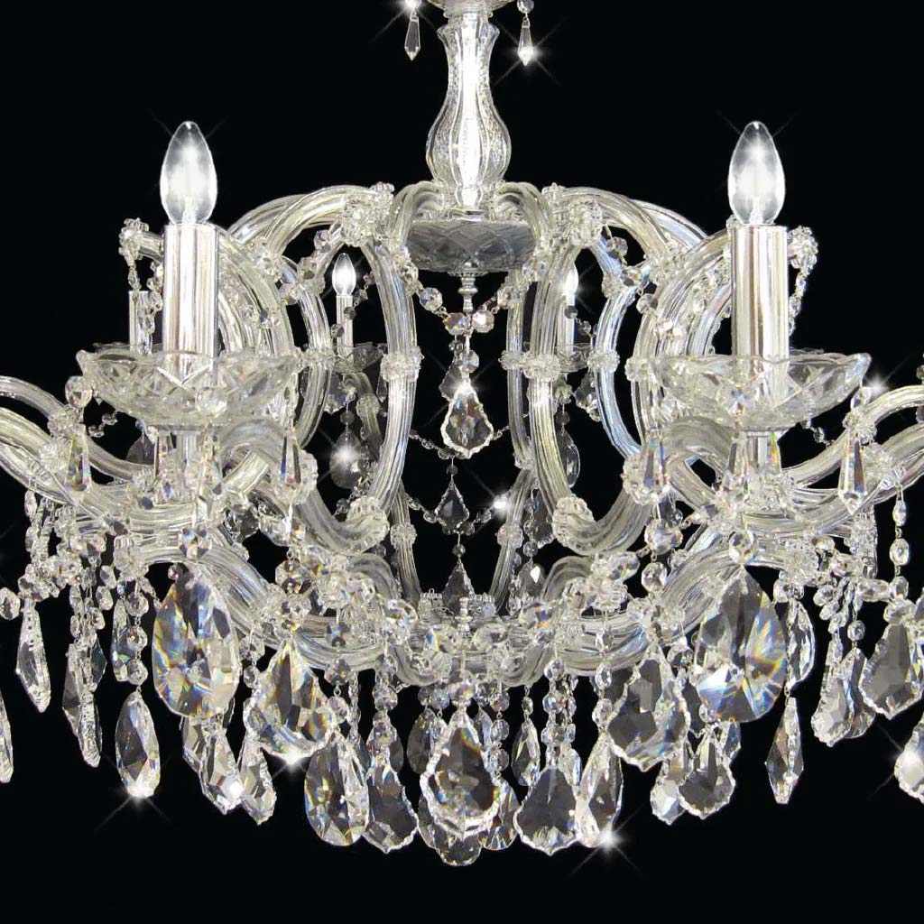 Altezza Murano Glass Chandelier Model Maria Teresa 12 Lights