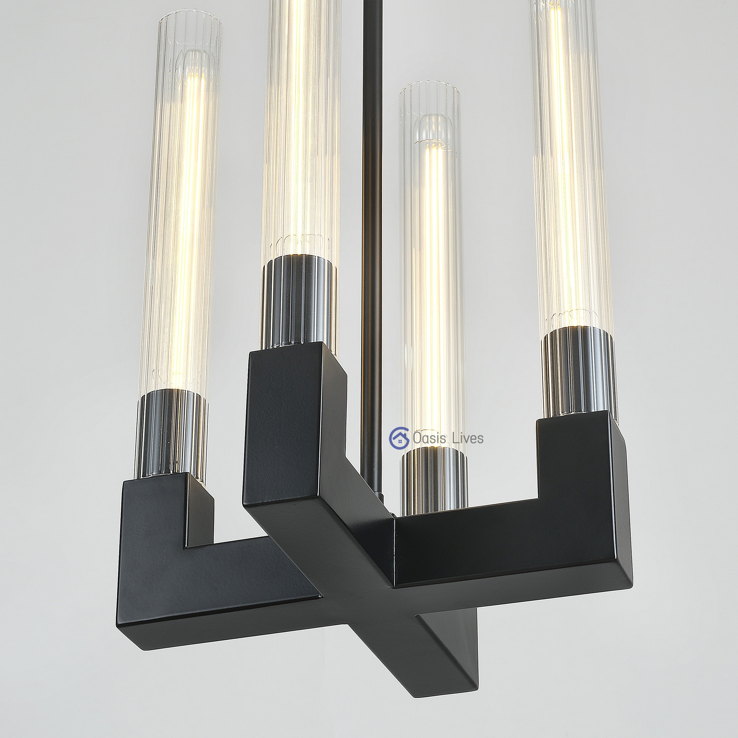 Cannel Glass Chandelier/Pendant/Sconce - Oasislives