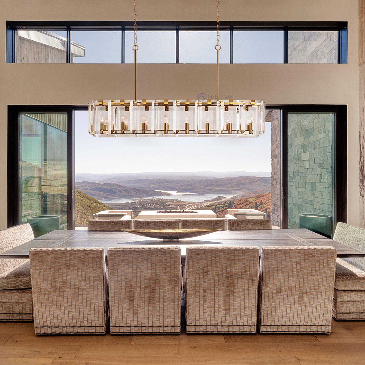 Morden Amaya Rectangular Chandelier