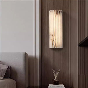 Alvia Alabaster Wall Light - Oasislives