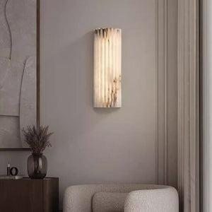 Alvia Alabaster Wall Light - Oasislives