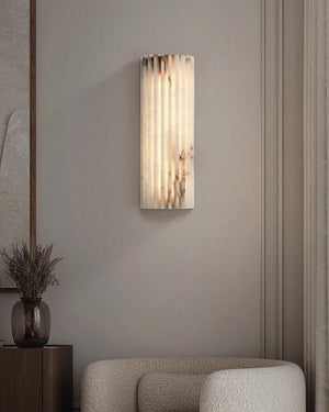 Alvia Alabaster Wall Light - Oasislives