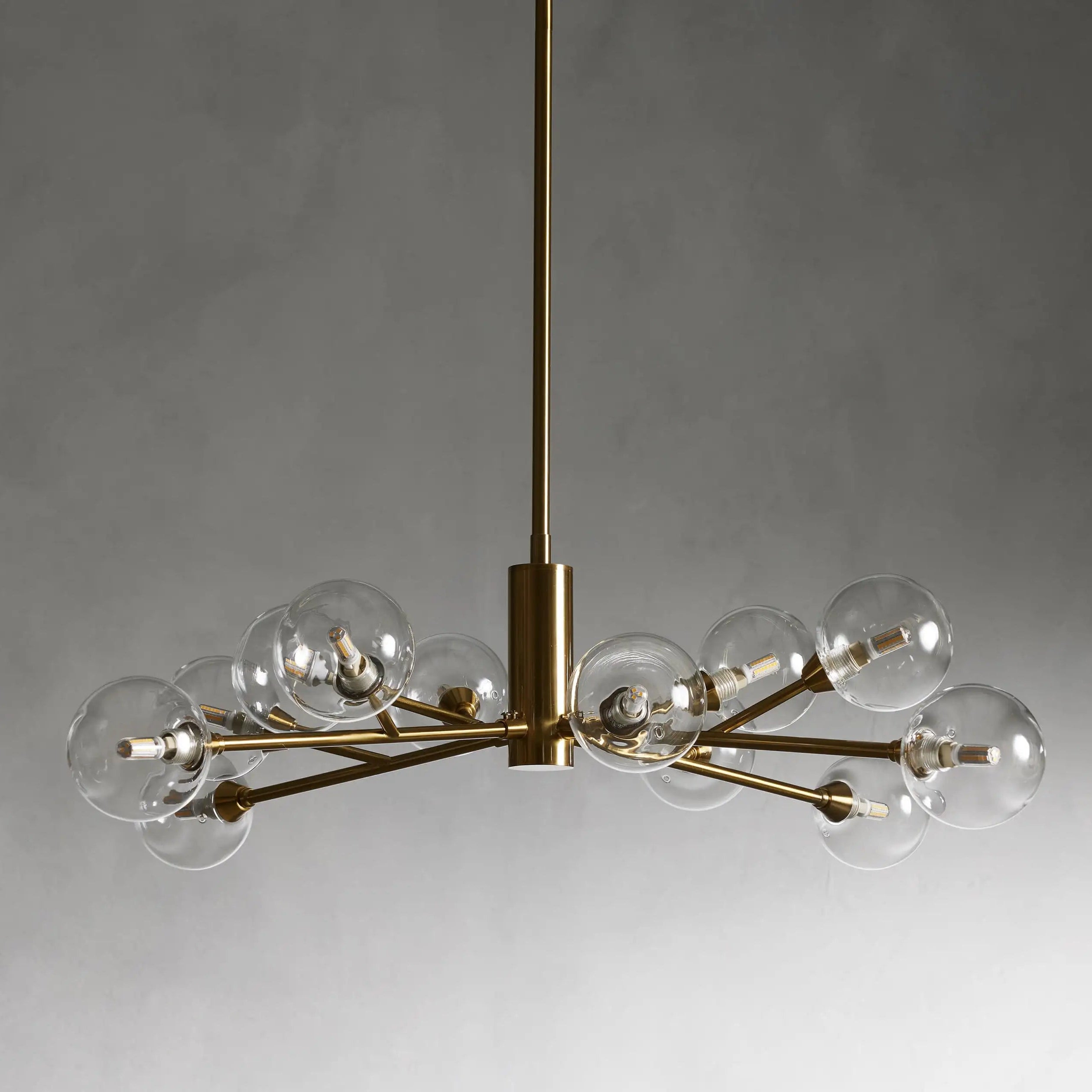Modern Apolo Glass Round Chandelier