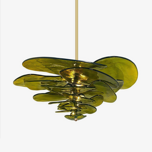 Petals Gold Murano Chandelier - Oasislives
