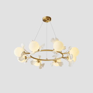 Evander Ginkgo Chandelier - Oasislives