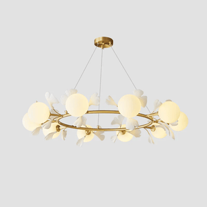 Evander Ginkgo Chandelier - Oasislives