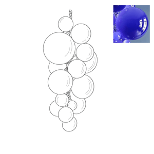 Velymo Grapetta Chandelier - Oasislives
