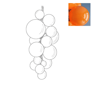 Velymo Grapetta Chandelier - Oasislives