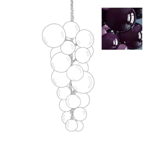 Velymo Grapetta Chandelier - Oasislives