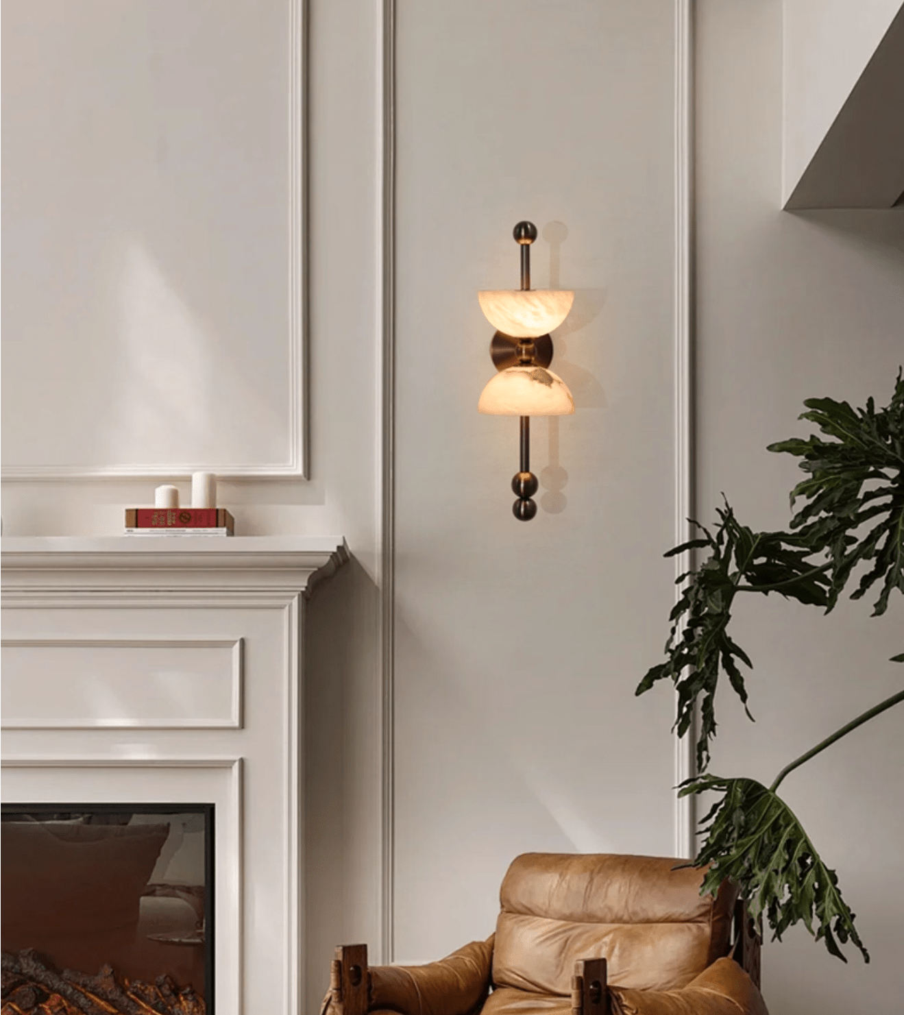 Duo Alabaster Wall Lamp