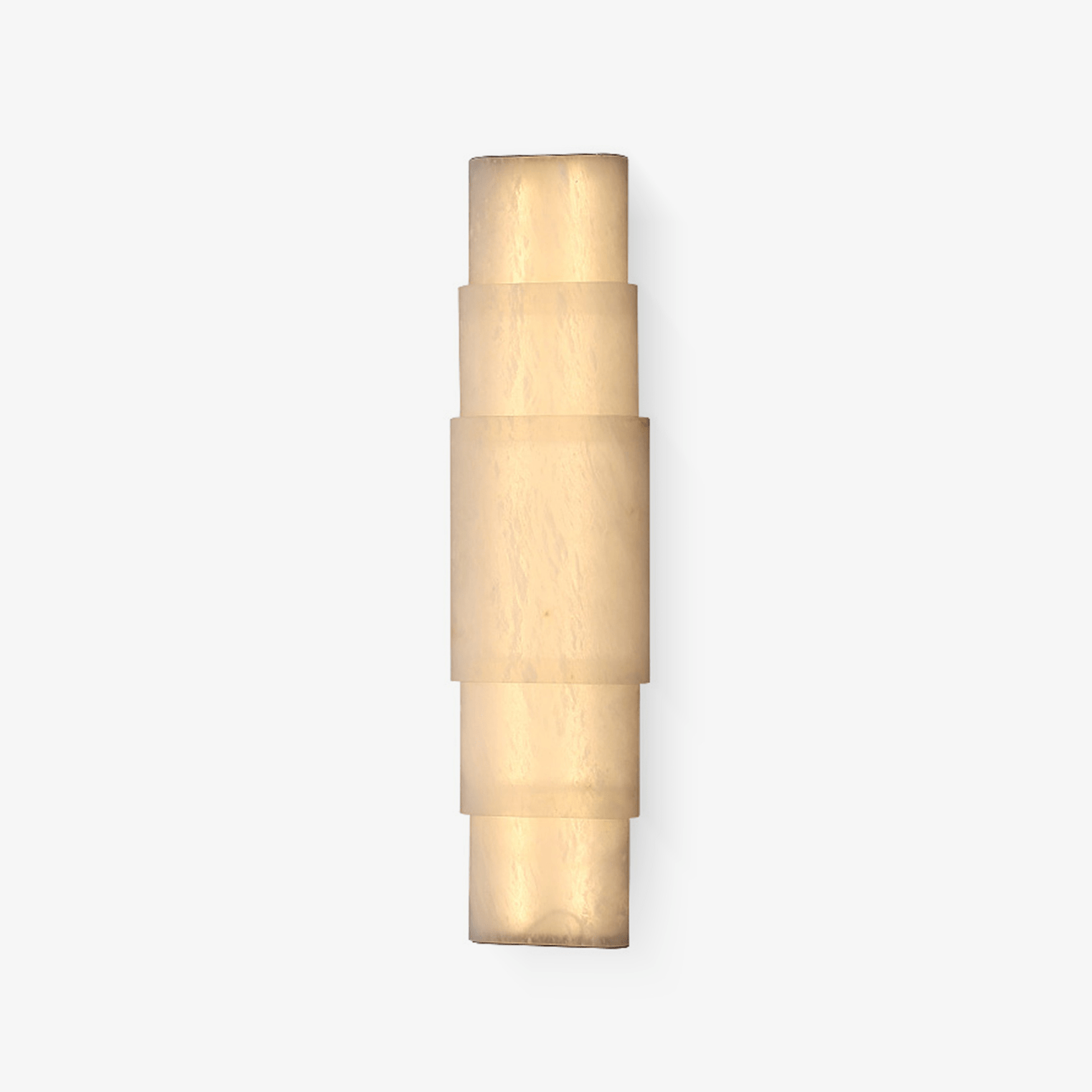 Tiered Alabaster Column Sconce
