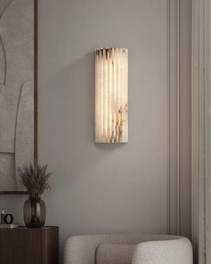 Alvia Alabaster Wall Light - Oasislives