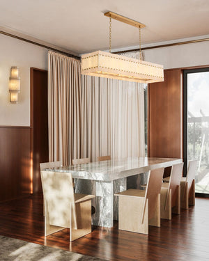 San Marcus Alabaster Luxury Chandelier and Sconce - Oasislives