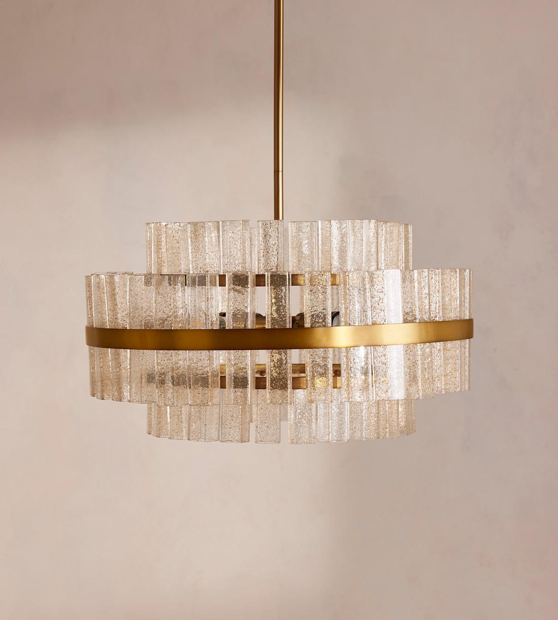 Katia Glass Chandelier 23.6"W