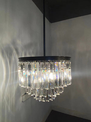 Odean Crystal Chandelier / Flushmount - Oasislives