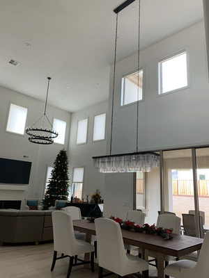 Odean Crystal Chandelier / Flushmount - Oasislives