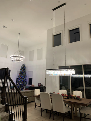 Odean Crystal Chandelier / Flushmount - Oasislives