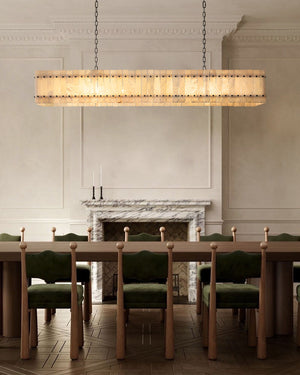 San Marcus Alabaster Luxury Chandelier and Sconce - Oasislives