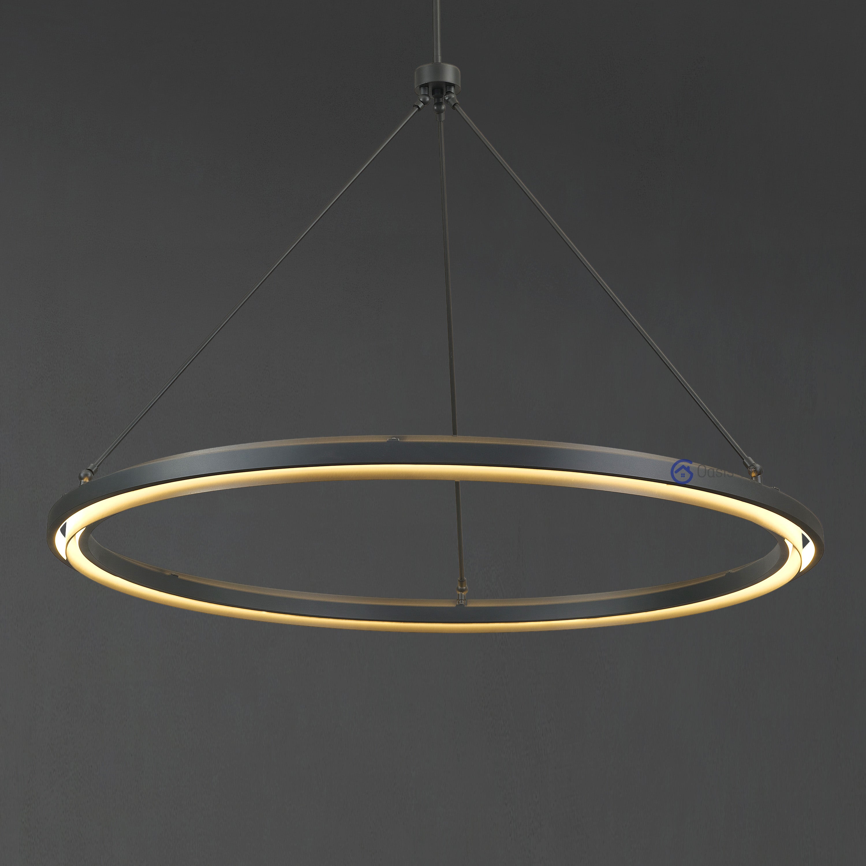 Peral Elegant Modern Round Lamp Fixture, Metal Chandelier for Living Room, Bedroom, Dining Room