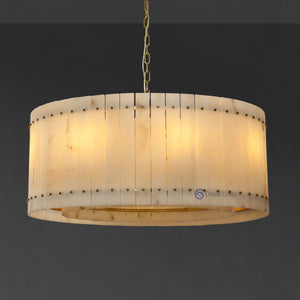 San Marcus Alabaster Luxury Chandelier and Sconce - Oasislives