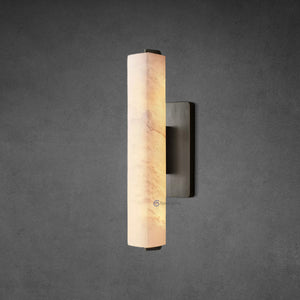 Audubon Alabaster Single Sconce - Oasislives