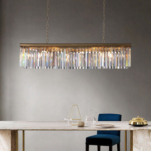 Odean Crystal Chandelier / Flushmount - Oasislives