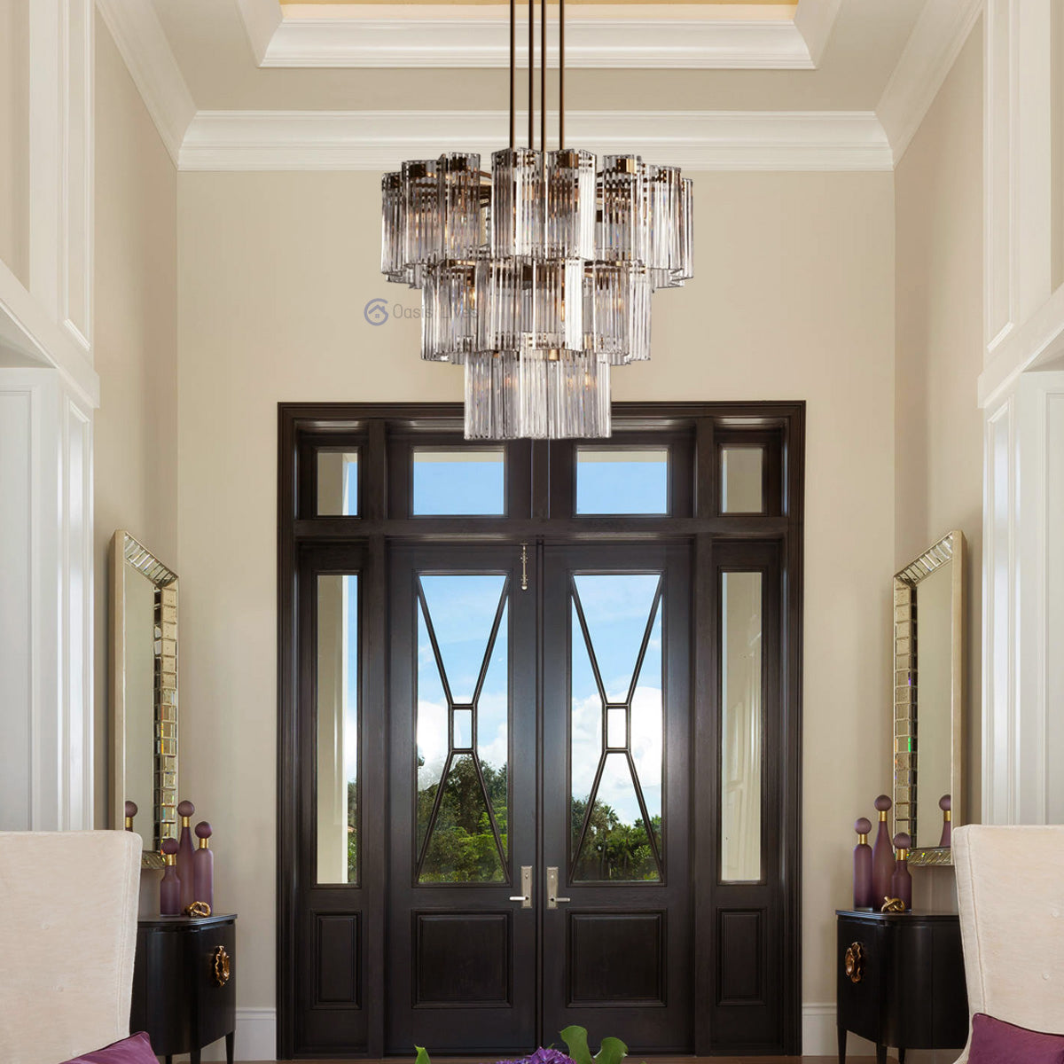 Delsa Round Chandelier 38" 48" 60"