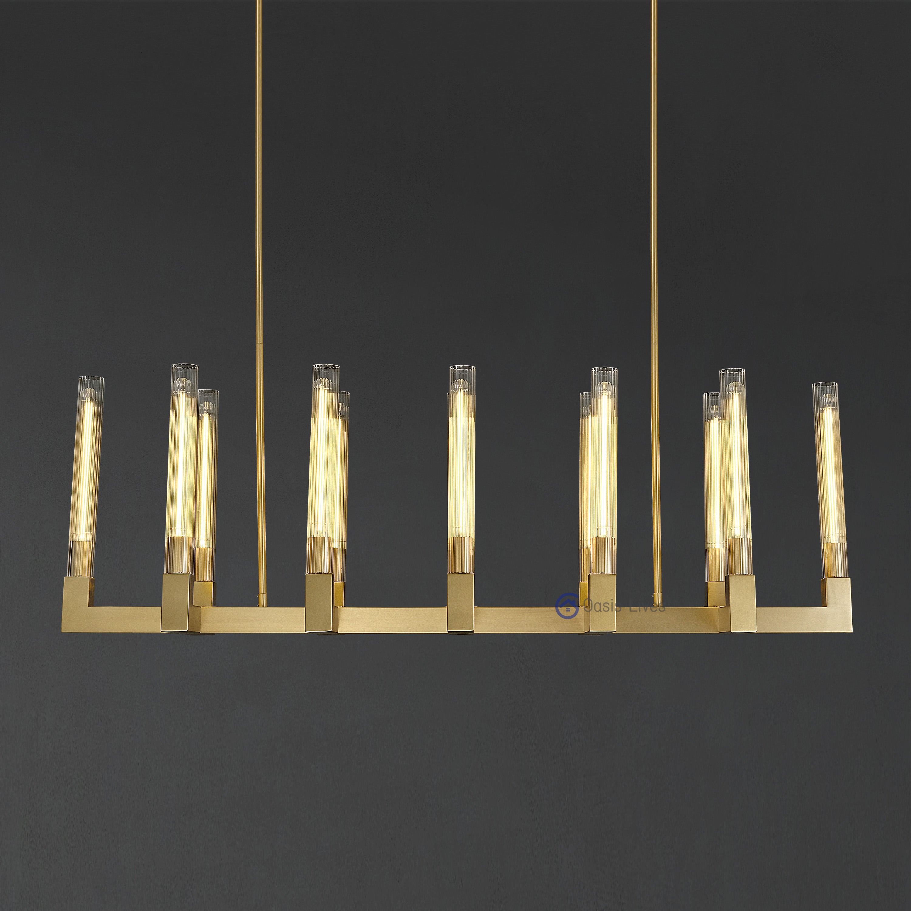 Cannel Glass Chandelier/Pendant/Sconce - Oasislives