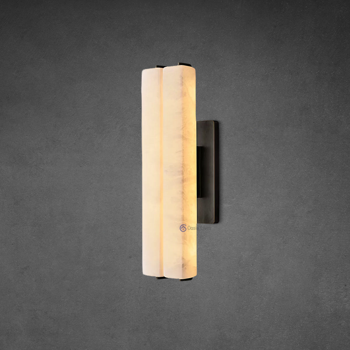 Audubon Alabaster Double Sconce - Oasislives