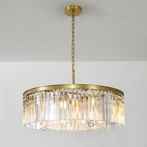Odean Crystal Chandelier / Flushmount - Oasislives