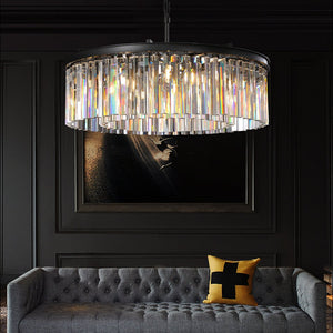 Odean Crystal Chandelier / Flushmount - Oasislives