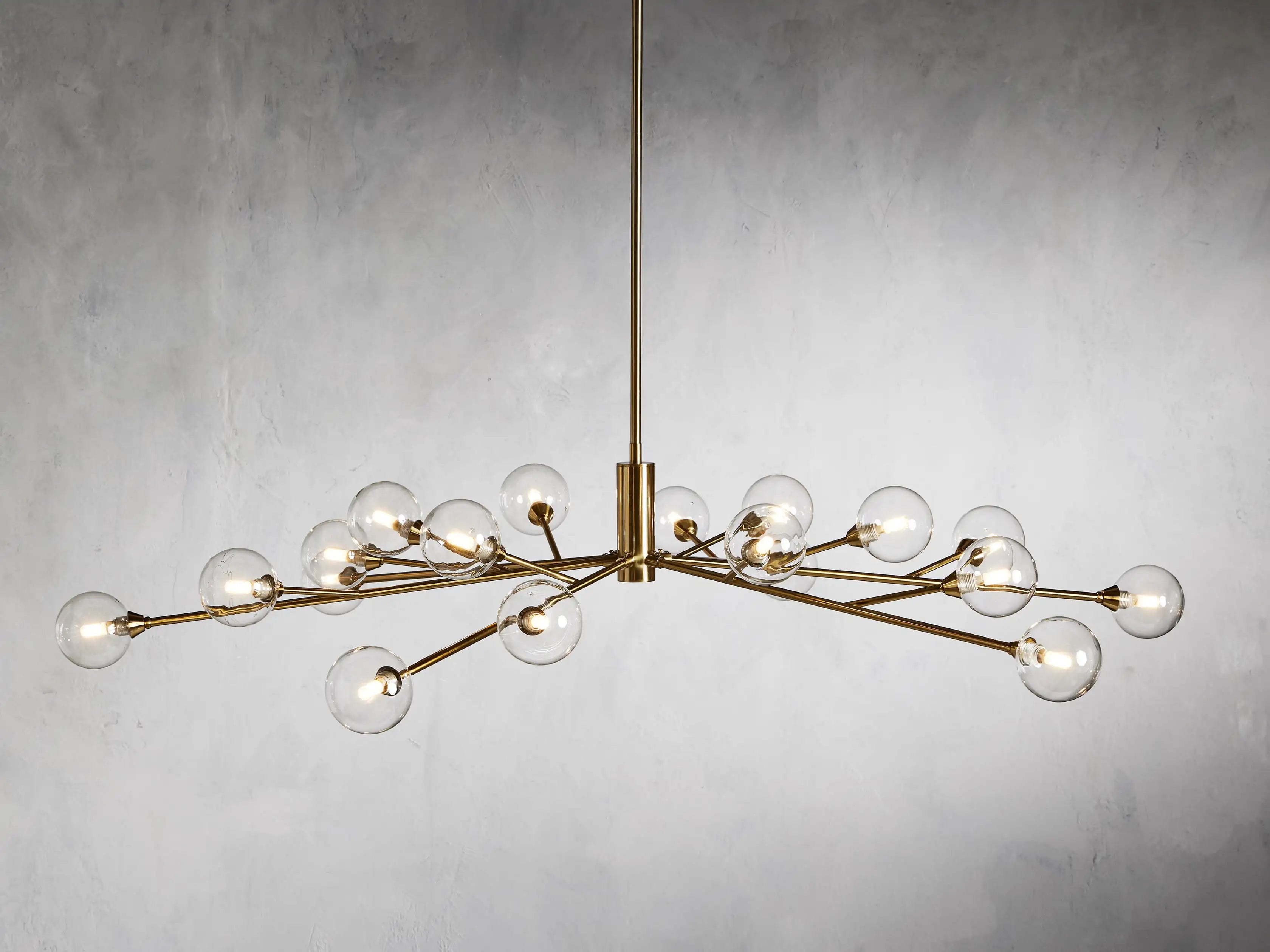 Modern Apolo Glass Round Chandelier