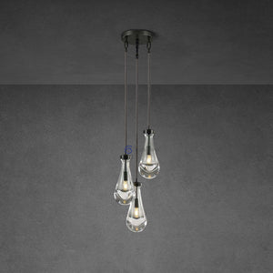 Raindrop Rod Chandelier 8" - Oasislives