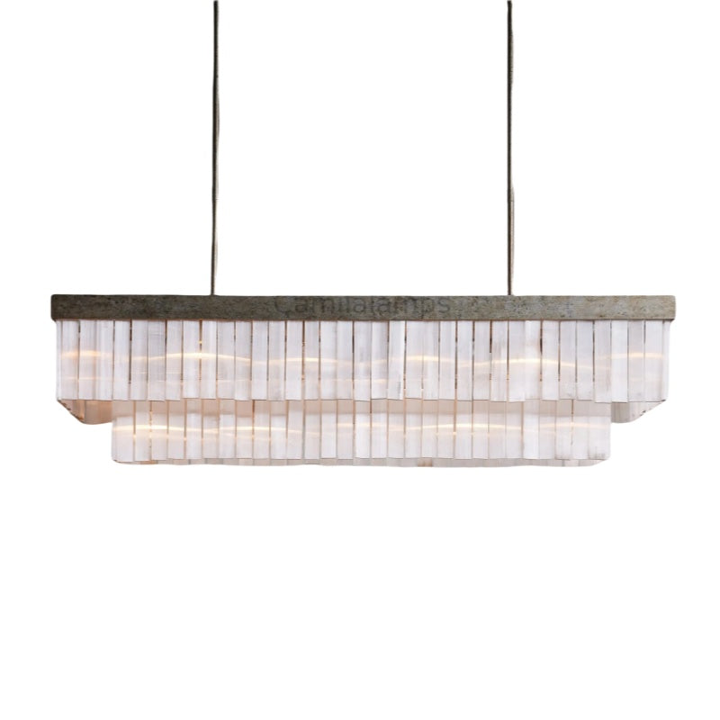 Carmen Rectangular Chandelier 49" 59"